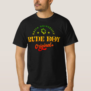 T-shirt Université de Rasta Rude Boy Original Rasta Reggae