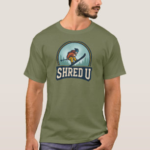 T-shirt Université de ski Shred
