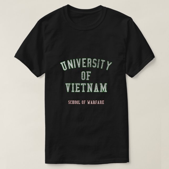 T-shirt Université des anciens combattants du Vietnam (Design devant)
