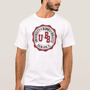 T-shirt Université des bombes et des balles Eglin