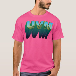 T-shirt Université Des Montagnes Du Vermont