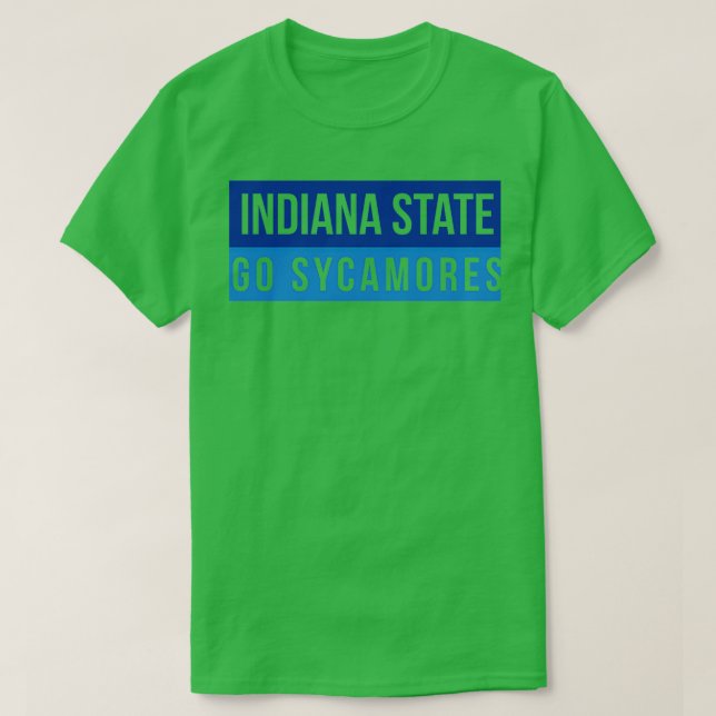 T-shirt Université d'État de l'Indiana (Design devant)