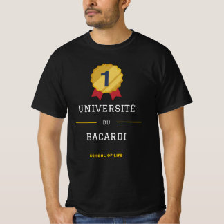 T-shirt Université du bacardi