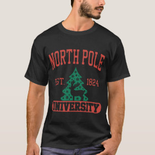 T-shirt Université du Pôle Nord Noël Vacances de Noël