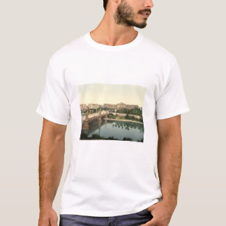 T-shirt Université et pont, Strasbourg, Alsace, France