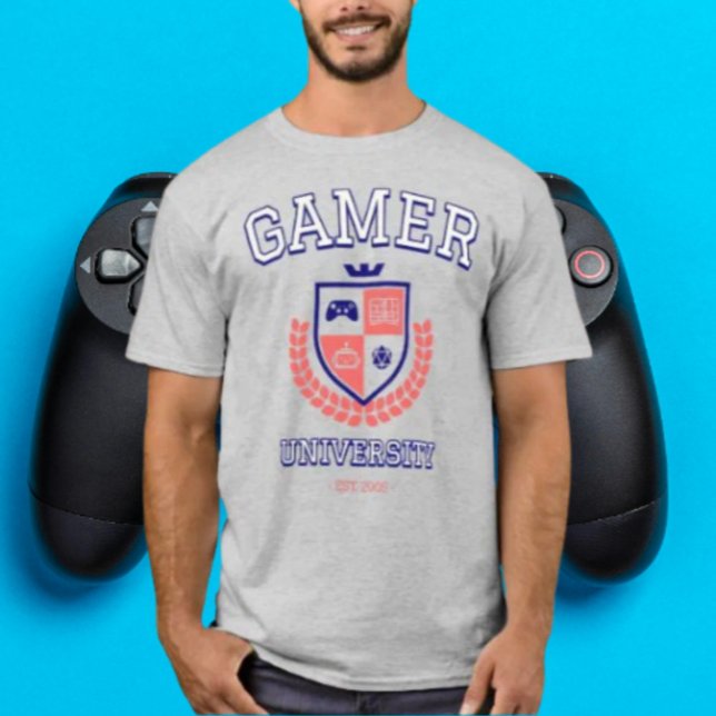 T-shirt Université Gamer (Créateur téléchargé)