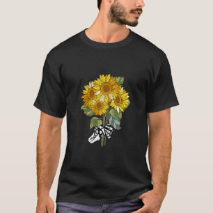 T-shirt Université Tournesols Or Varsity Mon Dernier, Mon