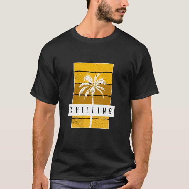 T-shirt Université Varsity-Gold Chilling Université Varsit (Devant)