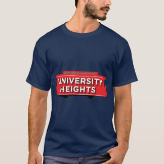 T-shirt University Heights San Diego Neighborhood Sign Ove