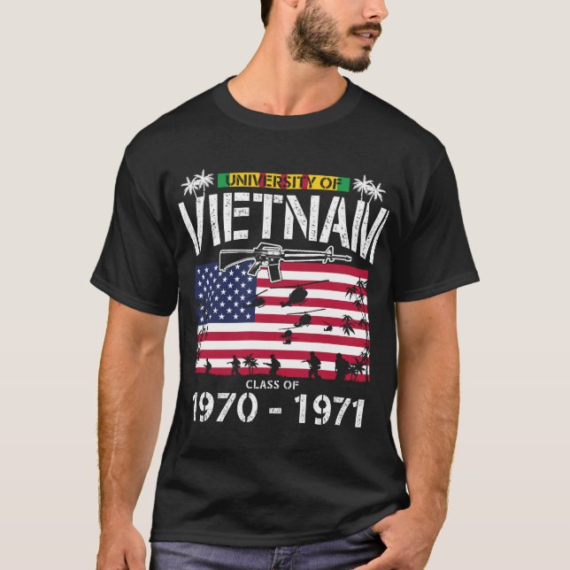 T-shirt University of Vietnam (1970 - 1971) (Devant)