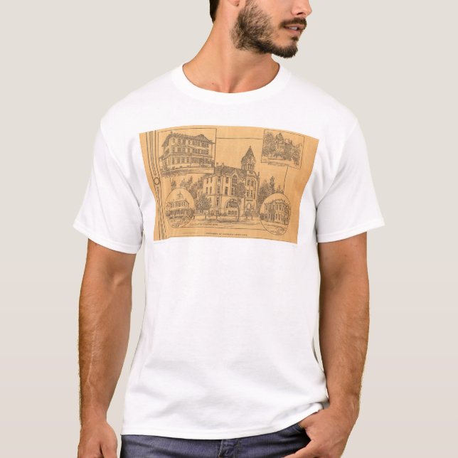 T-shirt Universty de la Californie du sud (1805C) (Devant)