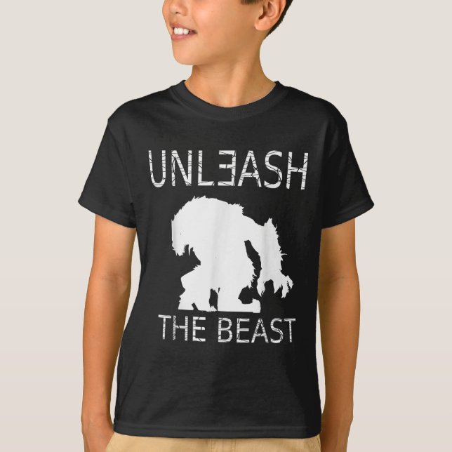 T-shirt Unleahe Workout Motivation Gym Graphic  (Devant)