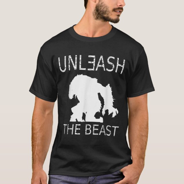 T-shirt Unleahe Workout Motivation Gym Graphic  (Devant)