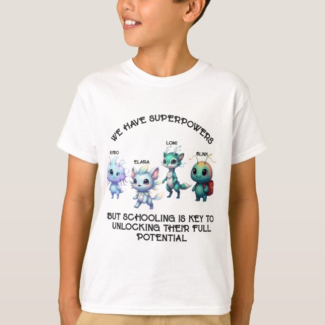 T-shirt Unleash Your Inner Hero: Back to School  (Devant)
