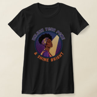 T-shirt Unleash Your Power Black Woman Empowerment