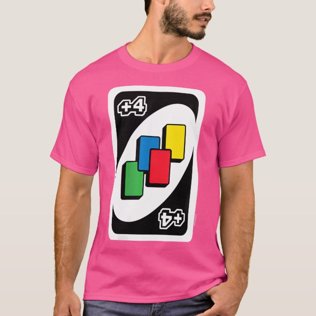 T-shirt Uno - Dessiner quatre (Devant)