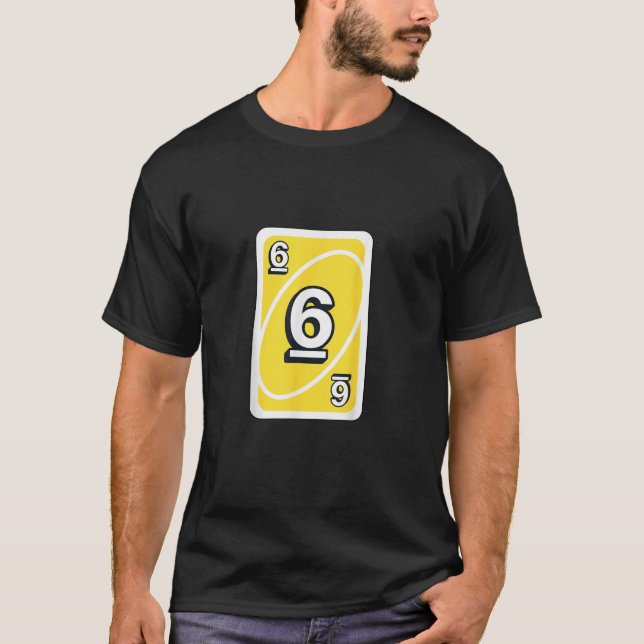 T-shirt UNO Halloween Yellow 6" Card (Devant)