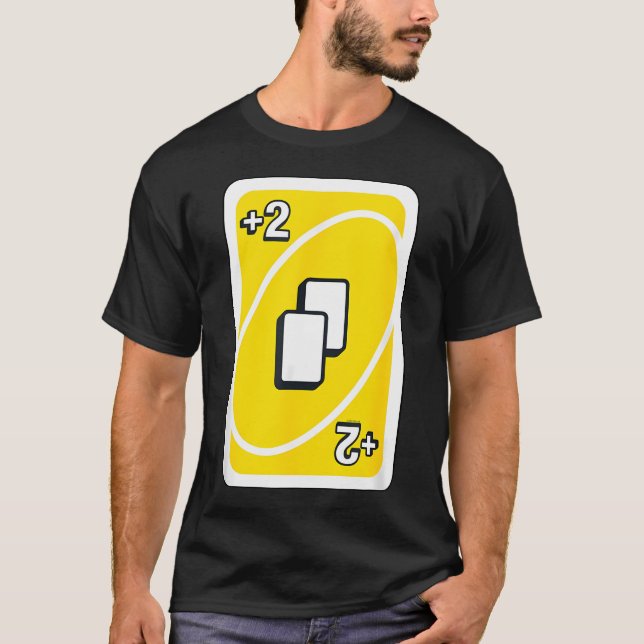 T-shirt Uno - Tirage Jaune (Devant)