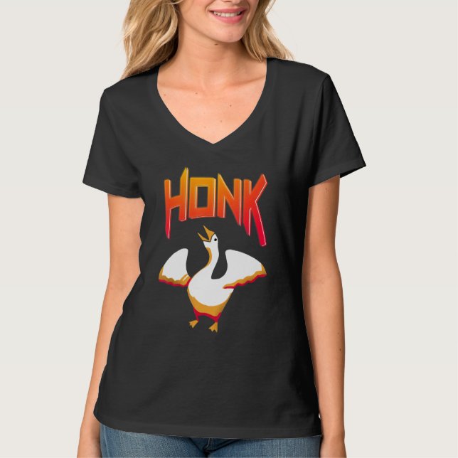 T-shirt Untitled  Goose Game Meme Honk (Devant)