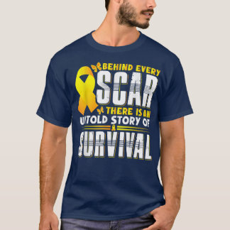 T-shirt Untold Story Of Survival Childhood Cancer Awarenes