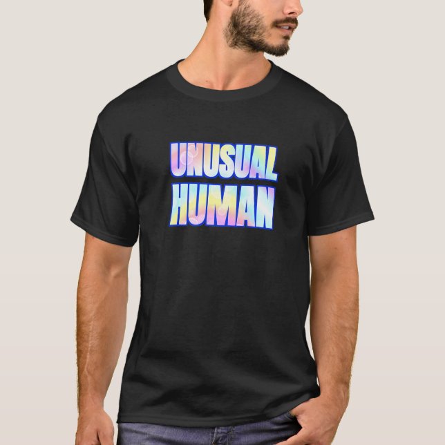 T-shirt Unusual Human Awkward Different Diverse Person Per (Devant)