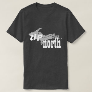 T-shirt UP Michigan Yooper Up North Mens