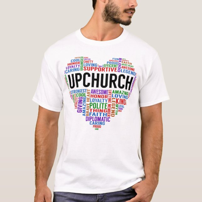 T-shirt UPCHURCH Legend Heart (Devant)