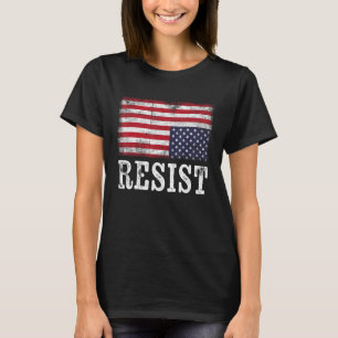 T-shirt Updown American Flag Résiste À La Détresse États-U