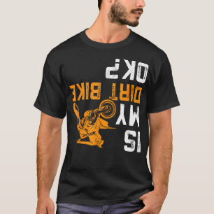 T-shirt Updown Est Mon Vélo Dirt Ok Chemise Pour Vélo Dirt