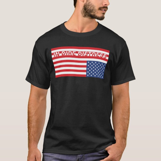 T-shirt Updown USA Drapeau : En Dire (Devant)