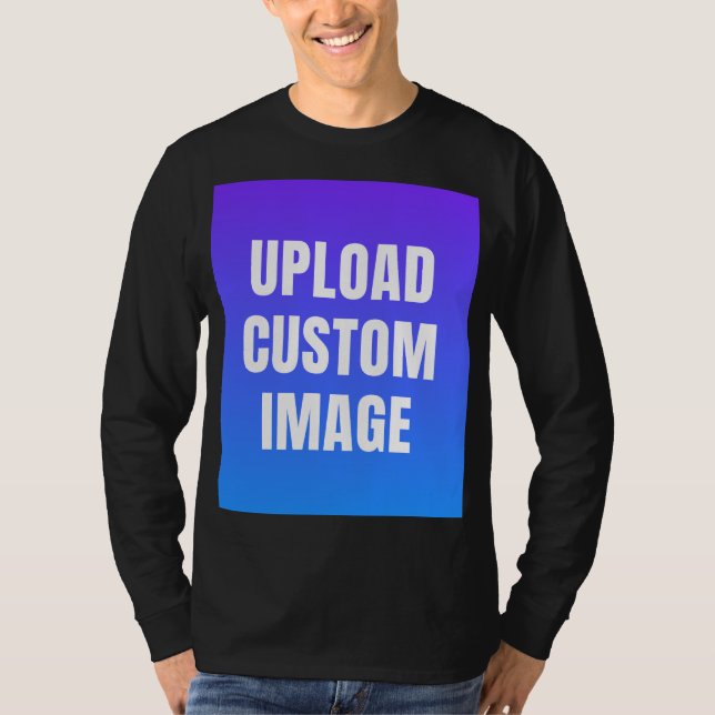 T-shirt Upload Custom Image - Add Your Own To Print On A (Devant)