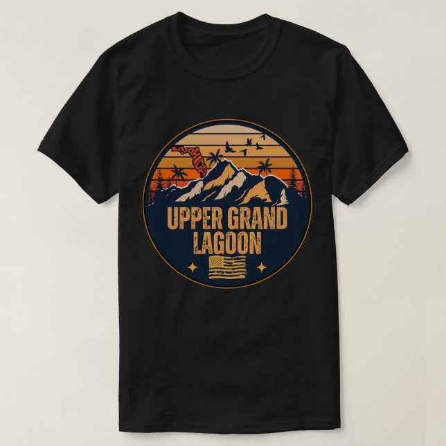 T-shirt Upper Grand Lagoon, Floride  (Design devant)