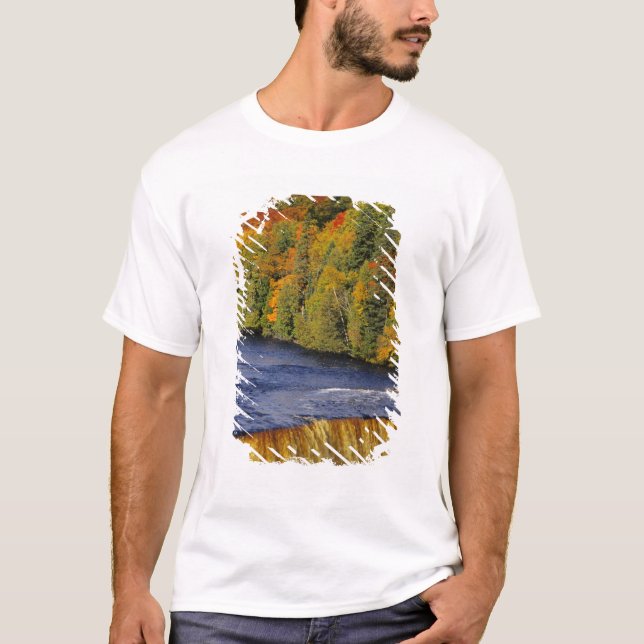 T-shirt Upper Tahquamenon Falls dans le Michigan en amont (Devant)
