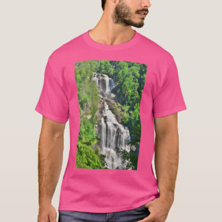 T-shirt Upper Whitewater Falls Nc Été Vertical