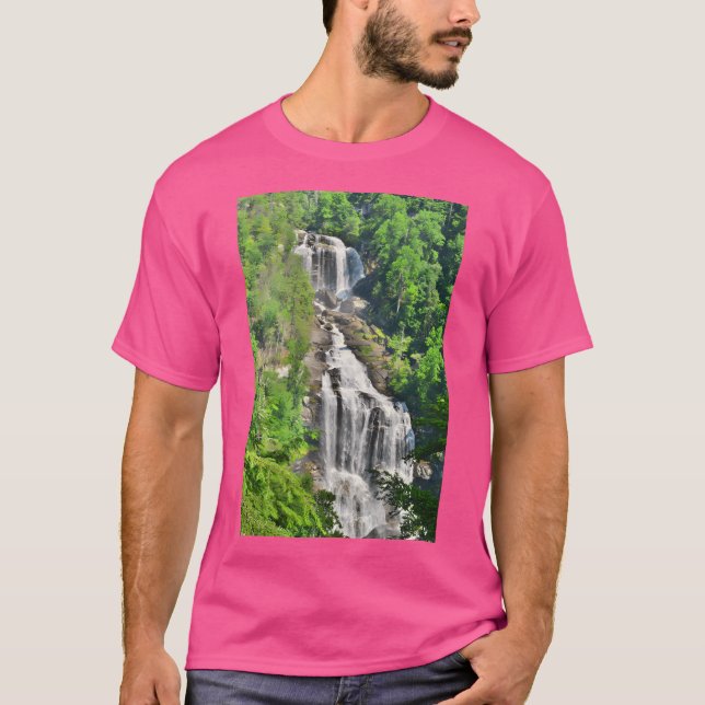 T-shirt Upper Whitewater Falls Nc Été Vertical (Devant)