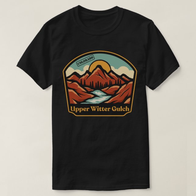 T-shirt Upper Witter Gulch, Colorado (Design devant)