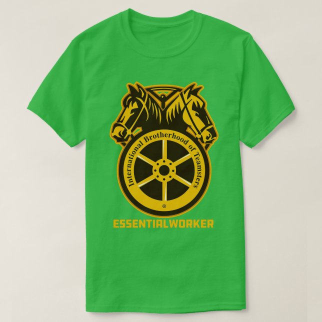 T-shirt UPS Driver Teamster employee (Design devant)
