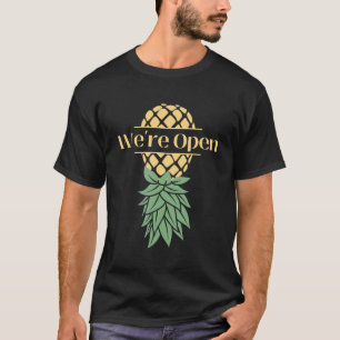 T-shirt Upside Down Pineapple Nous sommes Open Swingers