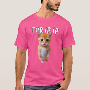 T-shirt Ur Ip Ip El Gato Mème Triste Chat De Pleure Munchk