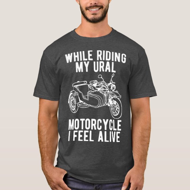 T-shirt Ural motorcycle offroad motorcyclist  (3) (Devant)