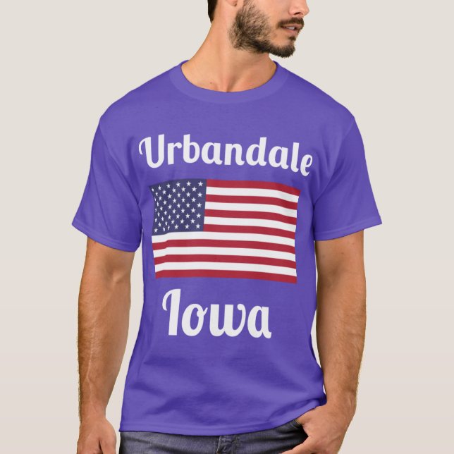 T-shirt Urale Iowa Stylish Prints1 (Devant)