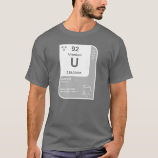 T-shirt Uranium (u)