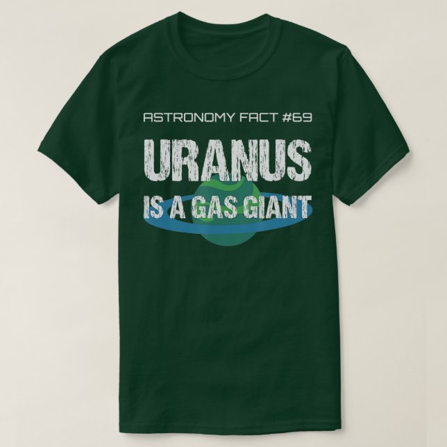 T-shirt Uranus Est Un Géant Géant Géant Drôle Astronomie F (Design devant)