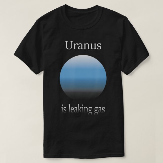 T-shirt Uranus Fuit Du Gaz Drôle AstronomeAstronomie S (Design devant)