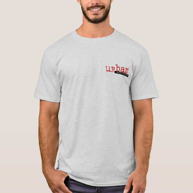 T-shirt urbain de "masque de chemise" de (Devant)