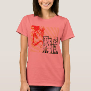 T-shirt urbain du dragon des femmes