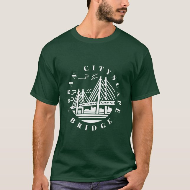 T-Shirt urbain, paysage urbain (Devant)