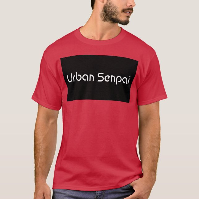 T-shirt urbain senpai rétro (Devant)