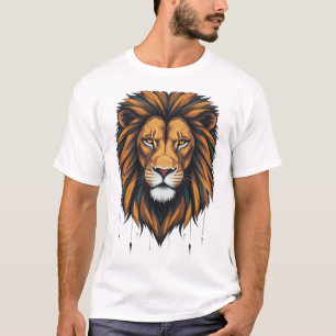 T-shirt Urbaine : Tee - shirts de graffitis Lion géométriq