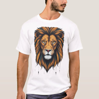T-shirt Urbaine : Tee - shirts de graffitis Lion géométriq